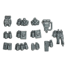 Warhammer 40K Space Marines Games Workshop MKVI Corvus Armour Grenades And Accessories