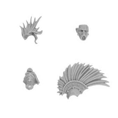 Necromunda Escher Weapons Set 2 Hair & Face Bits
