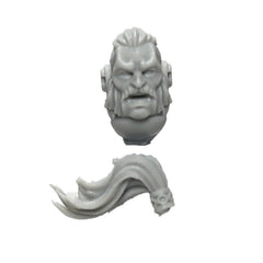 Warhammer 40K Marines Forgeworld Space Wolves MKVI Head Bare A OOP