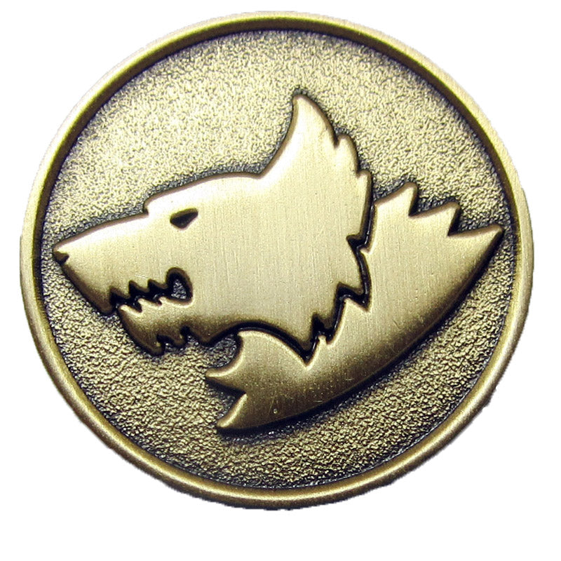 Warhammer 40k Games Workshop Warhammer World Space Wolves Pin Badge